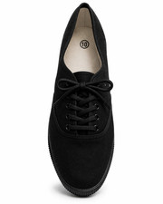 Men’s Black Canvas Trainers Lace Up Plimsoll Casual Shoes UK 6-10 Men's Casual Shoes price