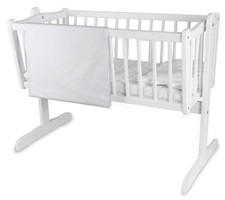 BABY BEDDING FIT CRIB SET 70x80cm DUVET COVER 2PC White Baby Duvet Cover Set price