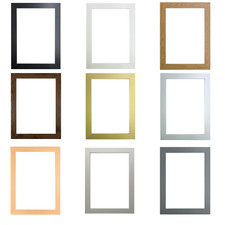 Modern Black Picture Frames Oak White Walnut A1 A2 A3 A4 A5 Poster Photo Frame Picture & Photo Frame price