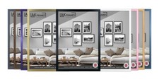 THIN Modern Picture Frame A2?A6 | Black White Oak Silver Gold | UK-Made, Perspex Picture & Photo Frame price
