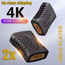 HDMI EXTENDER 2x FEMALE TO FEMALE COUPLER ADAPTER JOINER CONNECTOR for 1080P/4K HDMI Cable price