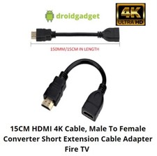 15cm HDMI 4K Cable Male To Female Converter Short Extension Cable Fire TV HDMI Cable price