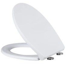 ​Soft Close Toilet Seat Heavy Duty Oval White Bathroom Lid Quick Release Fitting Toilet Seat price