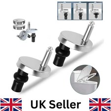 2x Toilet Seat Hinges Soft Close Quick Fit Heavy Duty Hinge Pair Toilet Seat price