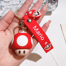 Super Bros. Action Figure Keychain White Goods Accessories price