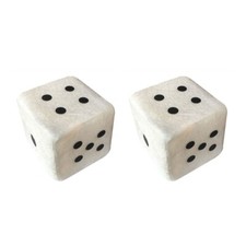 Little Dice Plush Car Pendant Hanging Interior Accessories Car Goods 4 for cm White Goods Accessories price