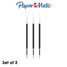Set of 3 Papermate Ink Joy Gel Pen Black Refill 0.5 Needlepoint Nib Pen Set price