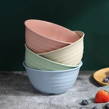 Unbreakable Cereal Bowls, Ex-Large Plastic Bowls Set of 4, EU Tested Lightweight Bowl price