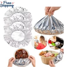 Reusable Aluminum Foil Food Covers Kitchen Bowl Insulation Lids 10/20/40PCS Bowl price