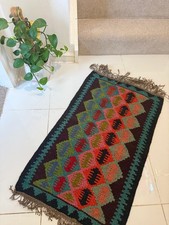 Teraditional Kilim Vintage Rug Natural Handwoven  Wool ( 99 x 58 cm) Kilim Rug price