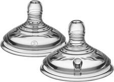 Tommee Tippee Natural Start Baby Bottle Teats, Fast Flow for 6M+, Pack of 2 Bottle Teat price