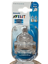 Philips Avent - Classic+ Teats 3 MONTH Nipples Medium Flow Baby Feeding Bottle Bottle Teat price