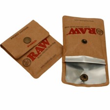 RAW Pocket Ashtray Pouch Cigarette Butt Portable Travel SAFE Foil Lined UK Ashtray price