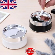 Stainless Steel Ashtray with Lid Windproof for Cigarettes Home Outdoor Ashtrays Ashtray price