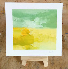 Landscape  original Oil Painting 4 X 4 Ins Cheshire Artist Lorna Marie Oil Painting price