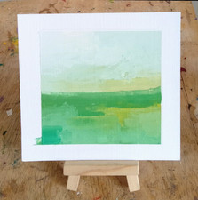 Landscape  original Oil Painting 4 X 4 Ins Cheshire Artist Lorna Marie Oil Painting price