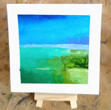 Landscape  original Oil Painting 4 X 4 Ins Cheshire Artist Lorna Marie Oil Painting price