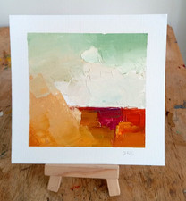 Landscape  original Oil Painting 4 X 4 Ins Cheshire Artist Lorna Marie Oil Painting price