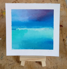 Landscape  original Oil Painting 4 X 4 Ins Cheshire Artist Lorna Marie Oil Painting price