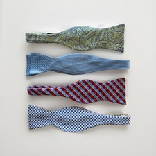 Vintage Silk Bow Ties, Lot of 4, Vineyard Vines, Michael Kors, Haspel, Izod Bow Tie price
