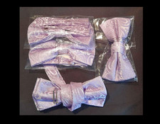 DQT Lilac Paisley Pre-tied Bow Tie Bow Tie price