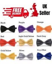 ✅✅ Men's Bow Tie Wedding Party Solid Colour Adjustable Fancy Dress Party ✅✅ Bow Tie price