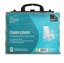 The Garden & Home Co Standard Chair Cover, Reversible Green & Black, [36045] Standard Chair price