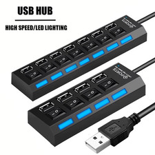 USB 3.0 Multi Port Hub Splitter with Power Switch Adapter for Laptop PC Hub & Switch price