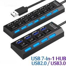 Switch Extension Hub 7-port USB2.0 Hub Computer USB Extension Hub One Drag Seven Hub & Switch price