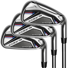 COBRA AEROJET IRONS +REGULAR KBS STEEL SHAFTS / MULTIBUY DEAL @ 50% OFF RRP Irons price