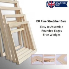 Canvas Stretcher Bars 18mm Premium Frames Painting Art Pairs EU Pine Wood UK Canvas price