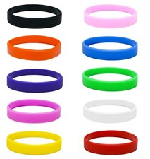 Silicone Wristbands x 10 Adult Size Band For Charity Schools Events Fashion Fashion Bracelet price
