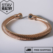 PREMIUM MAGNETIC COPPER TORQUE BANGLE/BRACELET ARTHRITIS PAIN RELIEF HEALTH Fashion Bracelet price