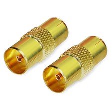 TV Aerial RF Coax Cable Lead Adaptor Female To Female TV Accessories Plug Socket TV Accessories price
