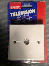 NEW Television Accessories Single Flush TV / Audio Coaxial Socket Outlet TV Accessories price