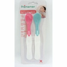 HEAT SENSITIVE BABY FEEDING SPOON COLOUR CHANGING HOT TEMPERATURE TODDLER SAFETY Baby Feeding Spoon price