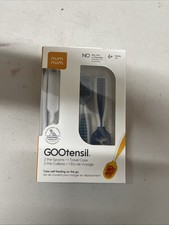 Baby Spoons 2-Pack --BLW Gootensils, 6m+ Self-Feeding, Blue/light Blue Baby Feeding Spoon price
