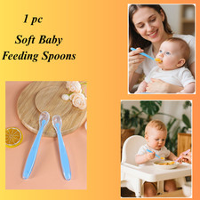 Soft Baby Feeding Spoons Vicloon Easy Grip Silicone Spoons with handle Baby Feeding Spoon price