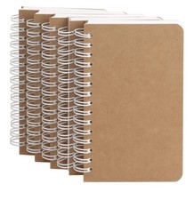 TWONE Spiral Notebook 5 Pack Aesthetic Notebooks Spiral Journal Notepad Kraft Spiralli Defter price