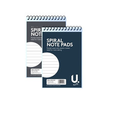 A7 Spiral Wire Bound Notebook Ruled Lines For School College Work Pad Spiralli Defter price