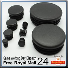 Round Plastic End Caps Tube Inserts Blanking Plugs Bungs for steel tubing Pipe Furniture Accessories price