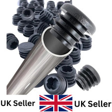 8 PCS Black Round Plastic End Cap Insert Tube Plug Blanking Chair Leg 10–60 mm Furniture Accessories price