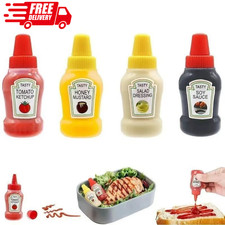 4PCS Mini Ketchup Bottle Condiment Squeeze Dispenser Dispenser price