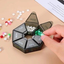 Weekly Daily Pill Box Organiser Tablet Medicine Storage Dispenser 7Day Night Uk. Dispenser price