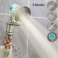 New High Pressure 3 Mode Filters Adjustable Ionic Water Saving Shower Head Set Shower Head price