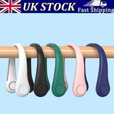 Portable Neck Fans Rechargeable, 3 Speed Hanging Bladeless Fan, Soft Neckband Air Conditioners price