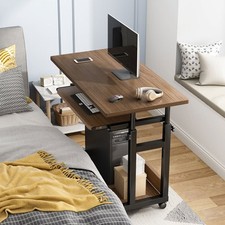 Height Adjustable Small PC Computer Desk Mobile Overbed Table Laptop Stand Shelf Desk price