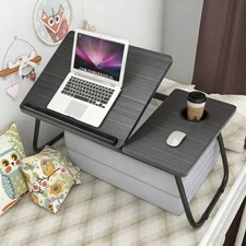 Folding Laptop Table Stand Bed Tray Sofa Lap Breakfast Portable Computer Desk UK Desk price