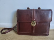 Genuine Leather Brown Unisex Briefcase Unisex Briefcase price