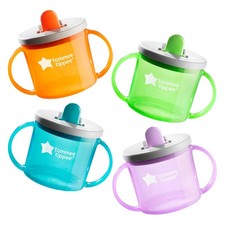 Tommee Tippee First Cup Sippy Cup 190ml 4m+ Baby Trainer Handles BPA Free Baby Cup-Sippy Cup price
